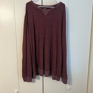 Sonoma Maroon Long Sleeve Shirt
